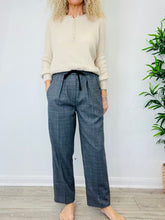 Load image into Gallery viewer, Priska Check Trousers - Size 38
