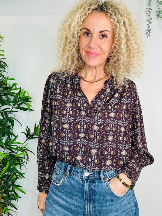 Patterned Shirt - Size 1