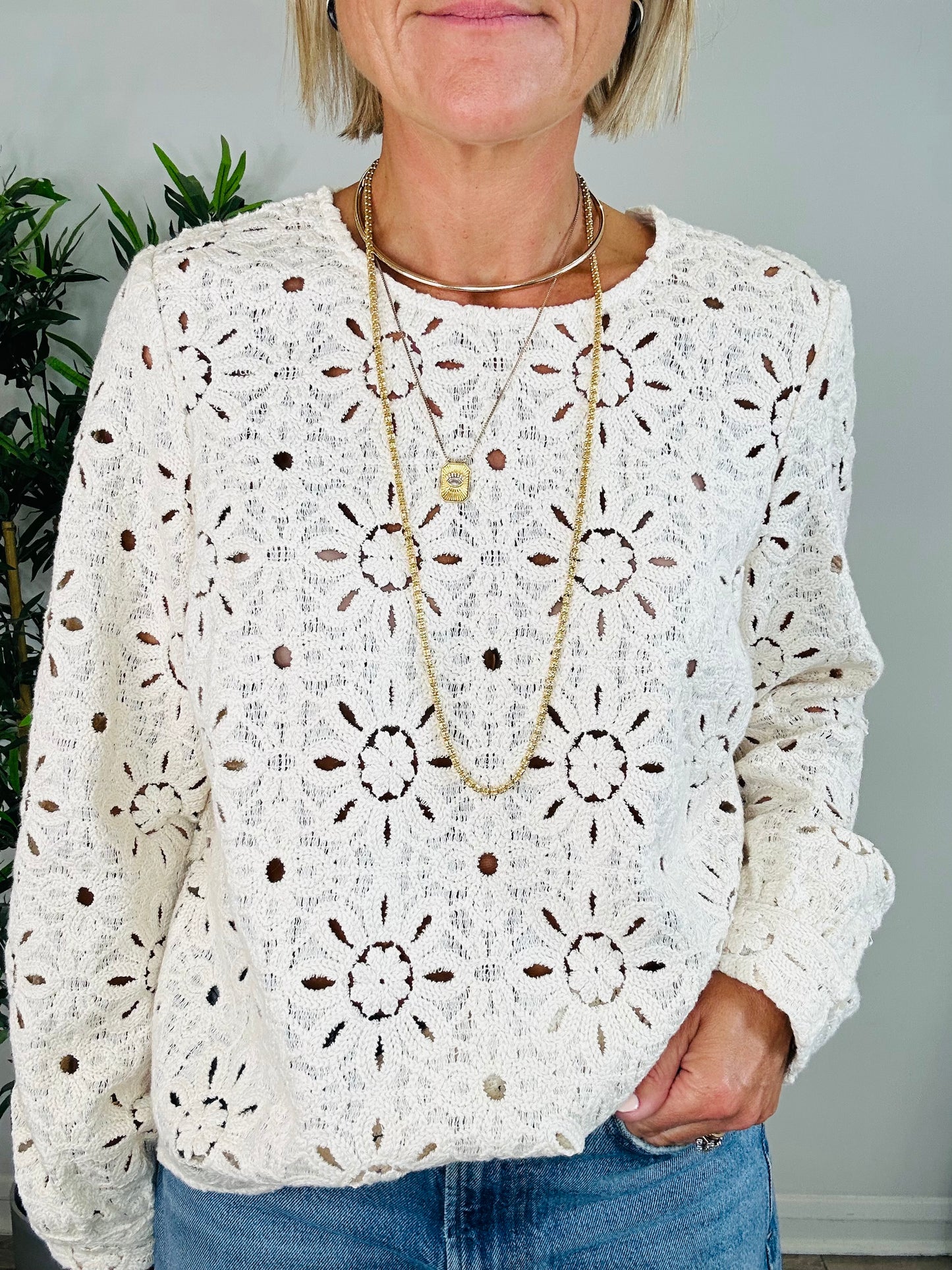 Crochet Top - Size 42