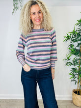 Load image into Gallery viewer, Metallic Striped Jumper - Size 1
