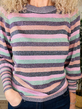 Load image into Gallery viewer, Metallic Striped Jumper - Size 1
