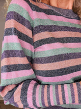 Load image into Gallery viewer, Metallic Striped Jumper - Size 1
