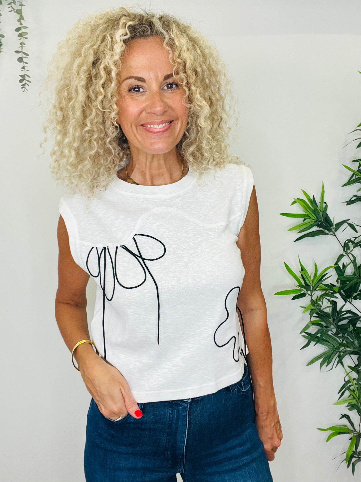 Embroidered Top - Size 1