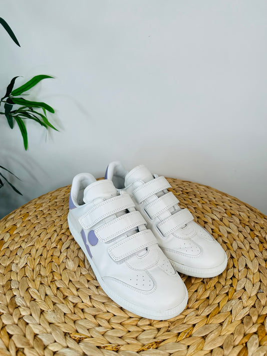 Beth Leather Trainers - Size 38