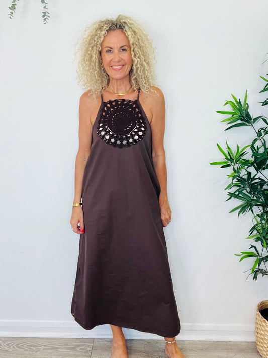 Cotton Crochet Sundress - Size 12
