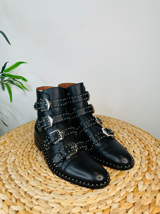 Elegant Studded Boots - Size 40