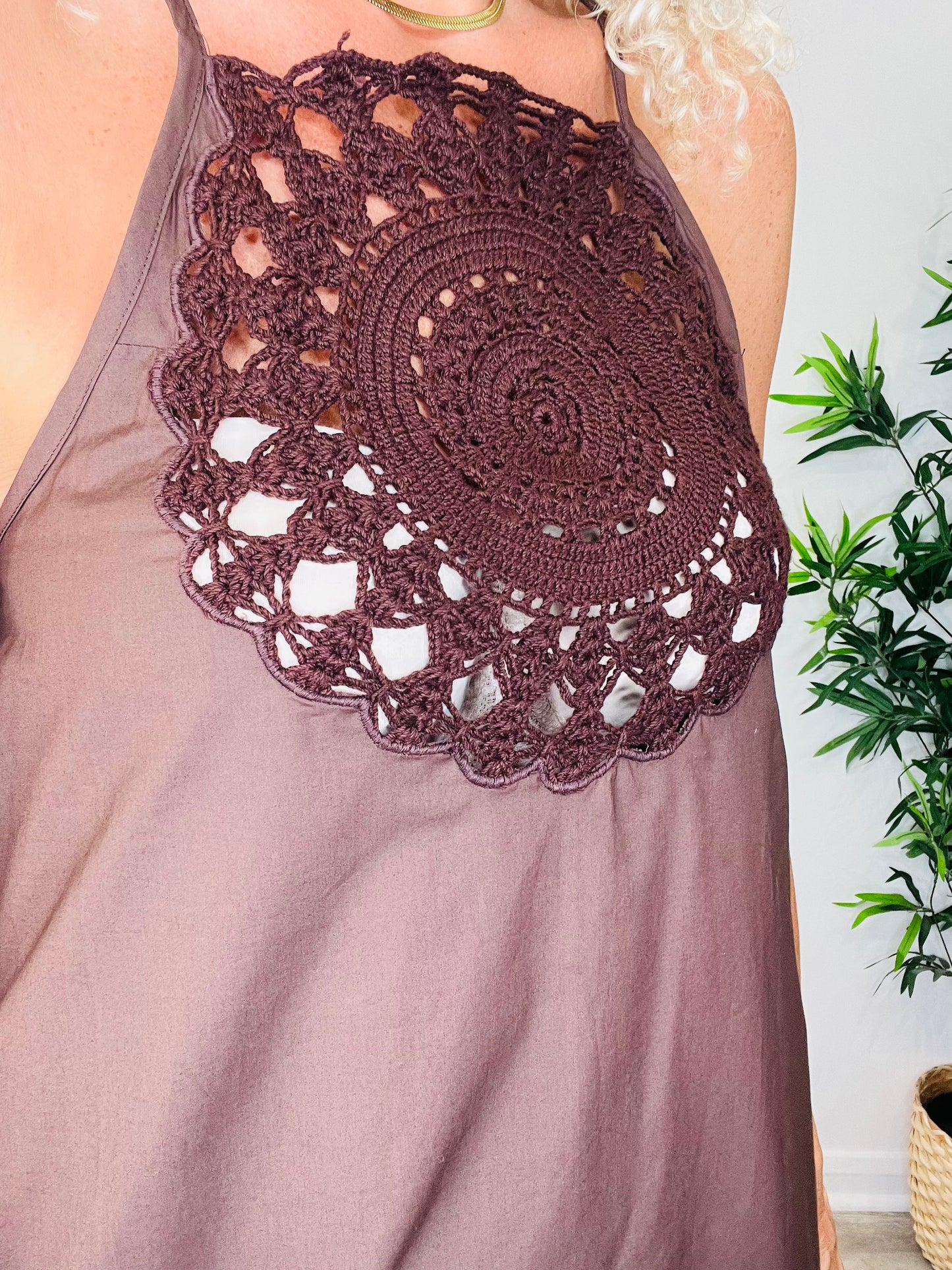 Cotton Crochet Sundress - Size 12