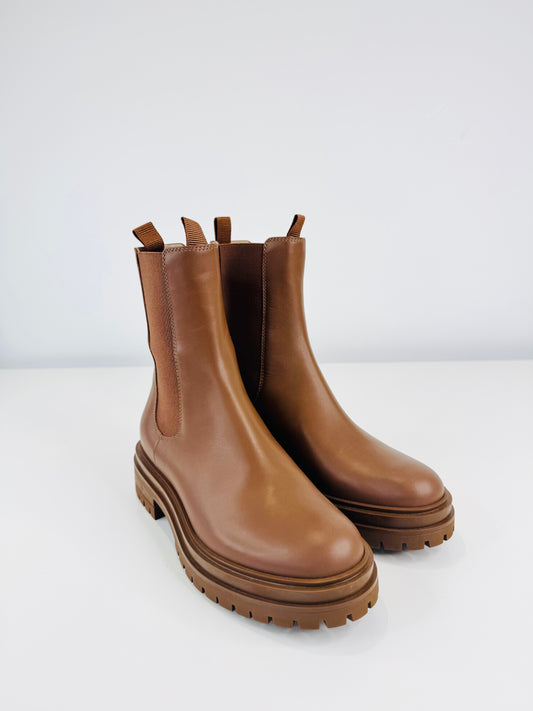 Leather Chester Boots - Size 38.5