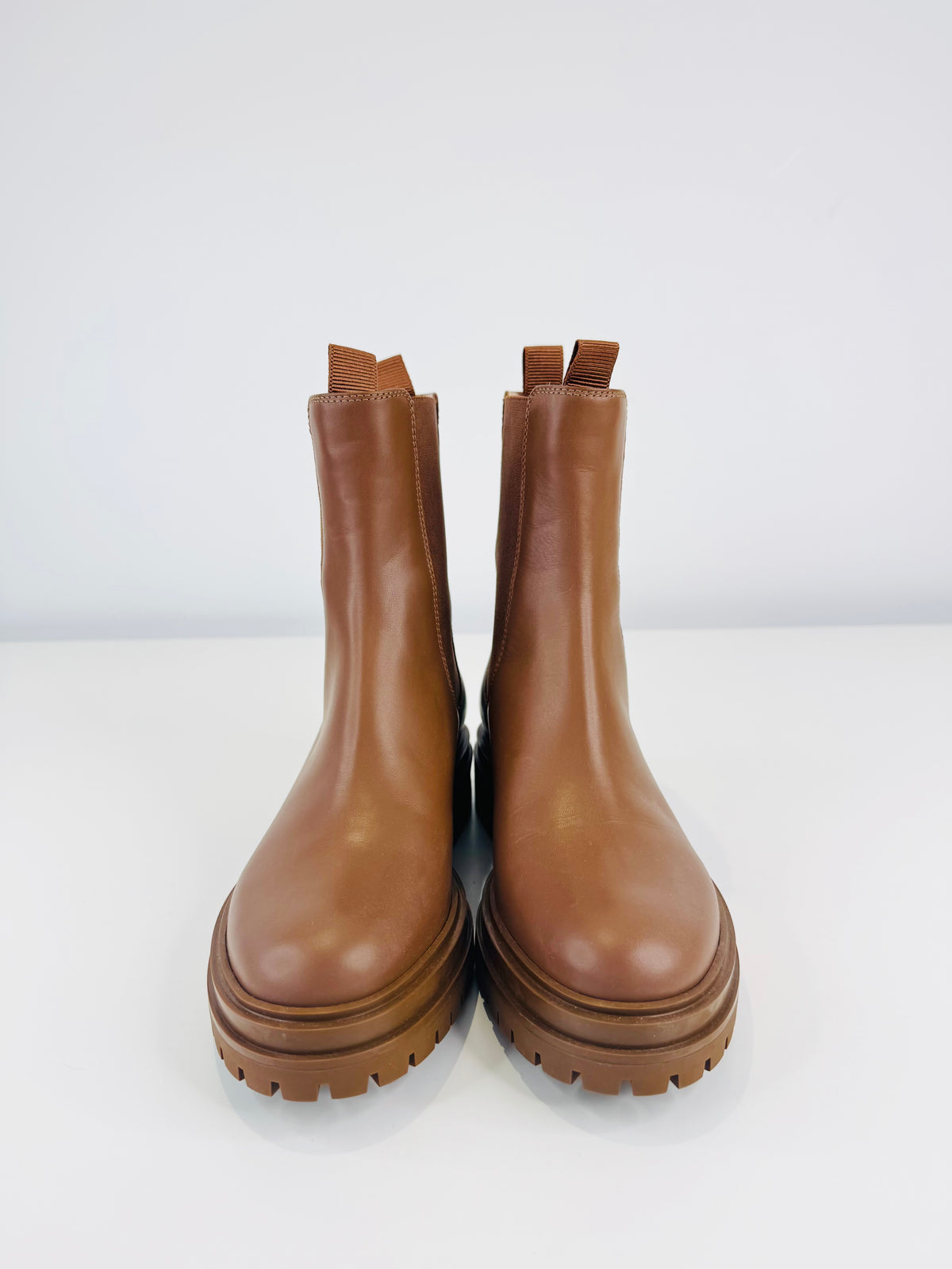 Leather Chester Boots - Size 38.5