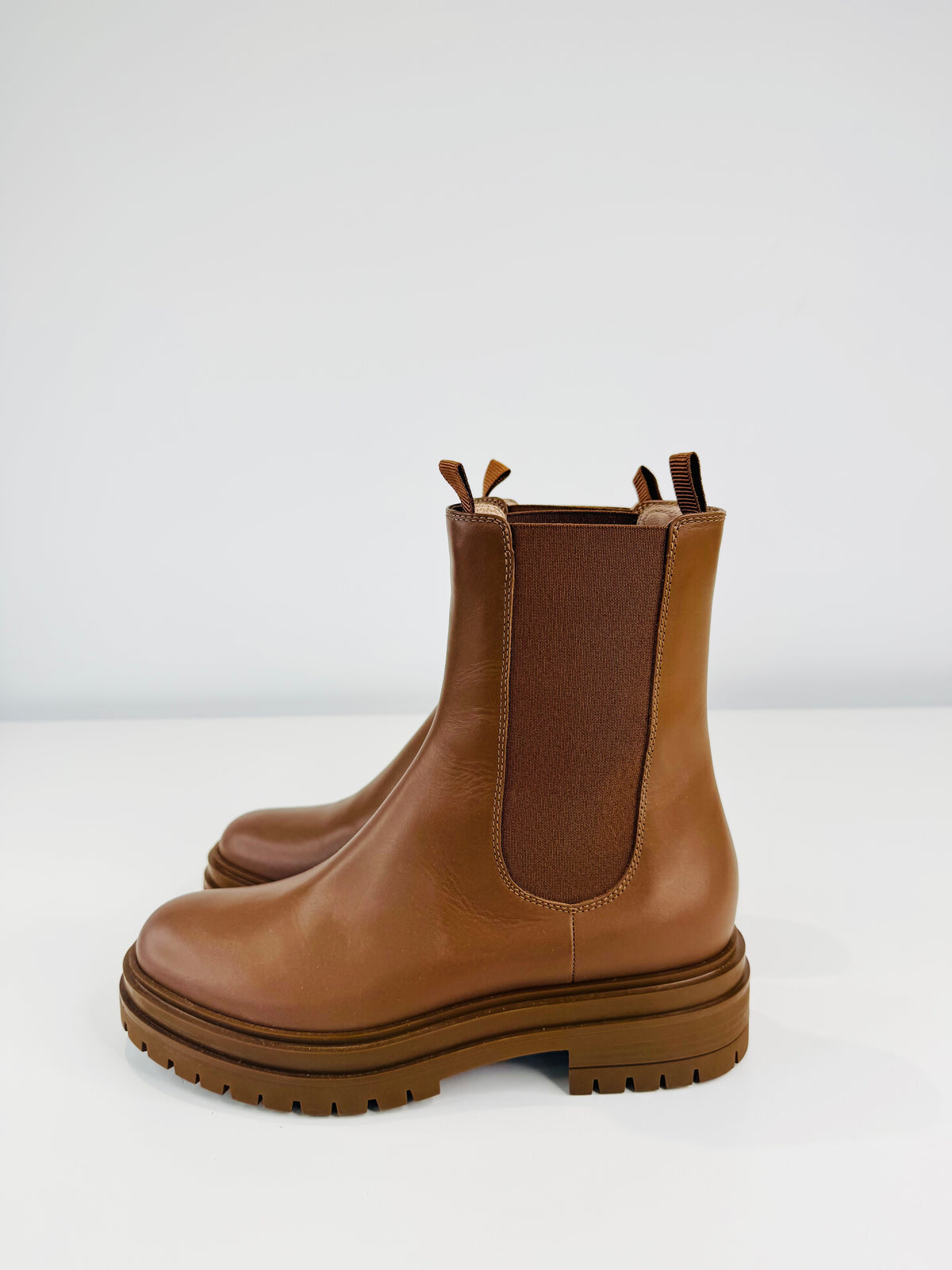 Leather Chester Boots - Size 38.5