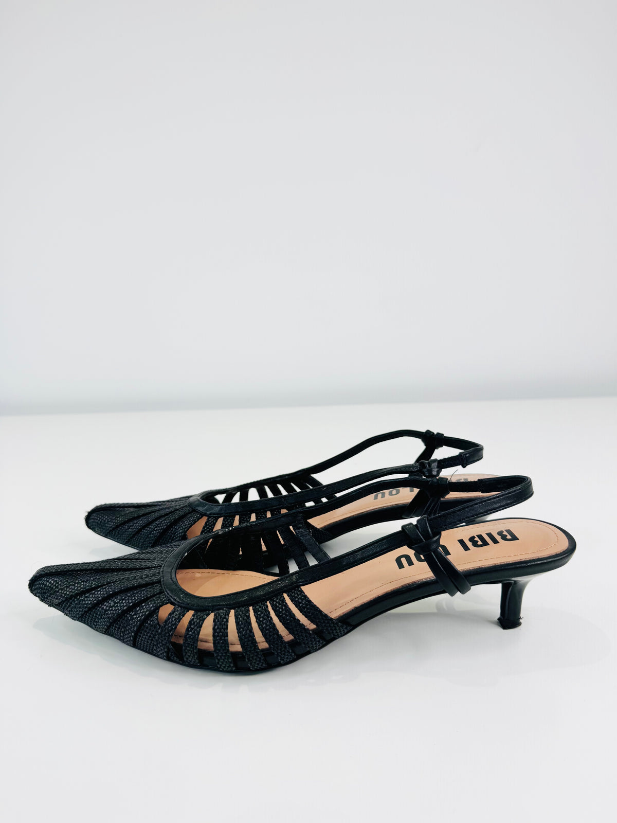 Slingback Kitten Heels - Size 41
