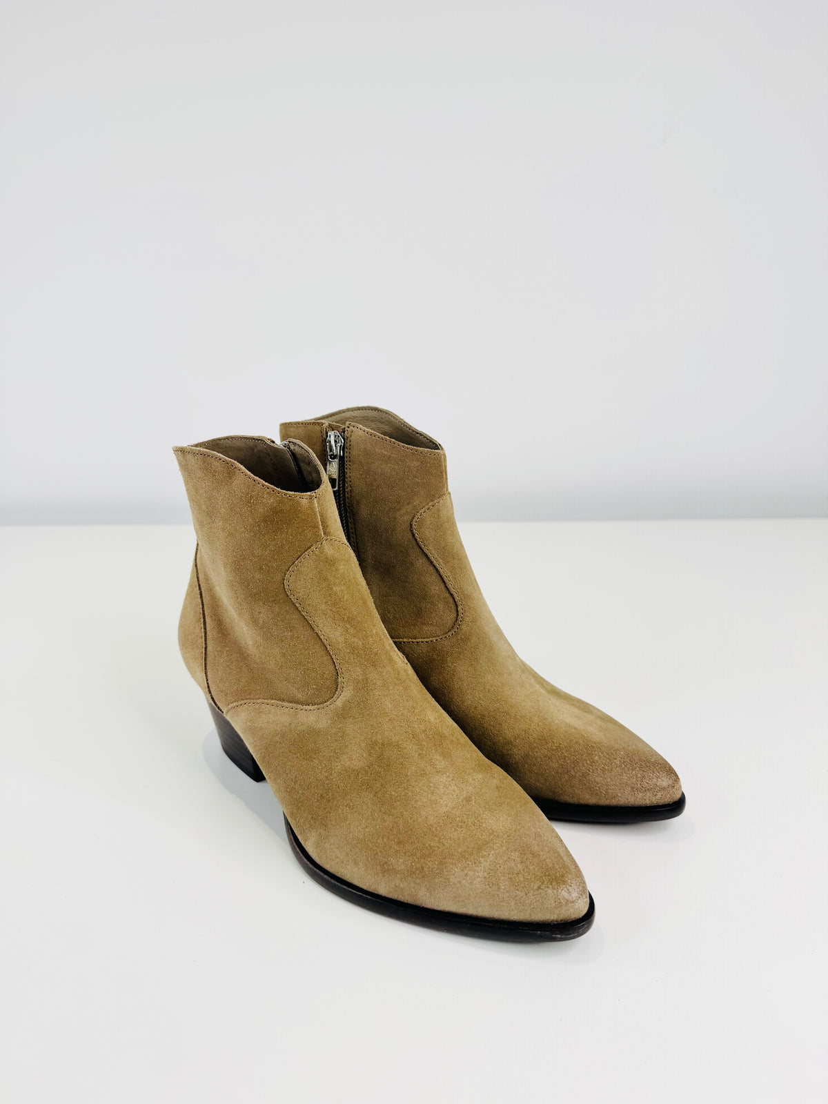 Heidi Suede Ankle Boots - Size 37