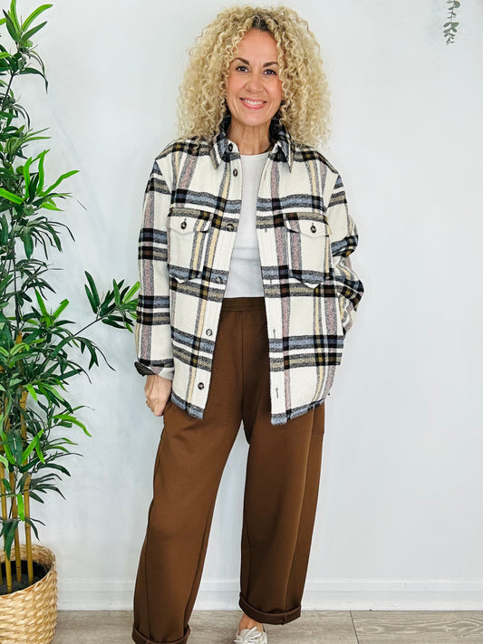 Check Ervey Jacket - Size S