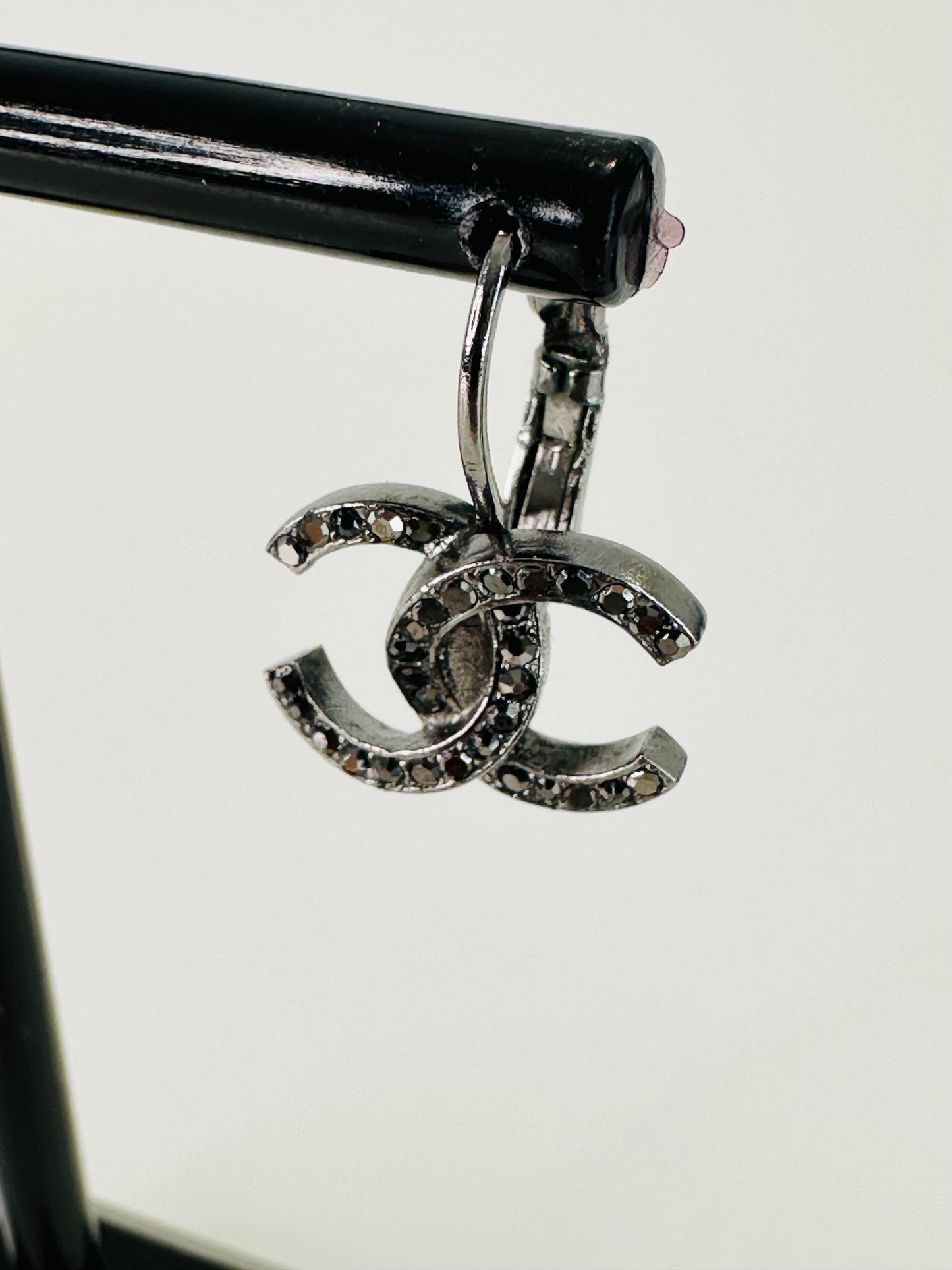 Crystal CC Logo Earrings