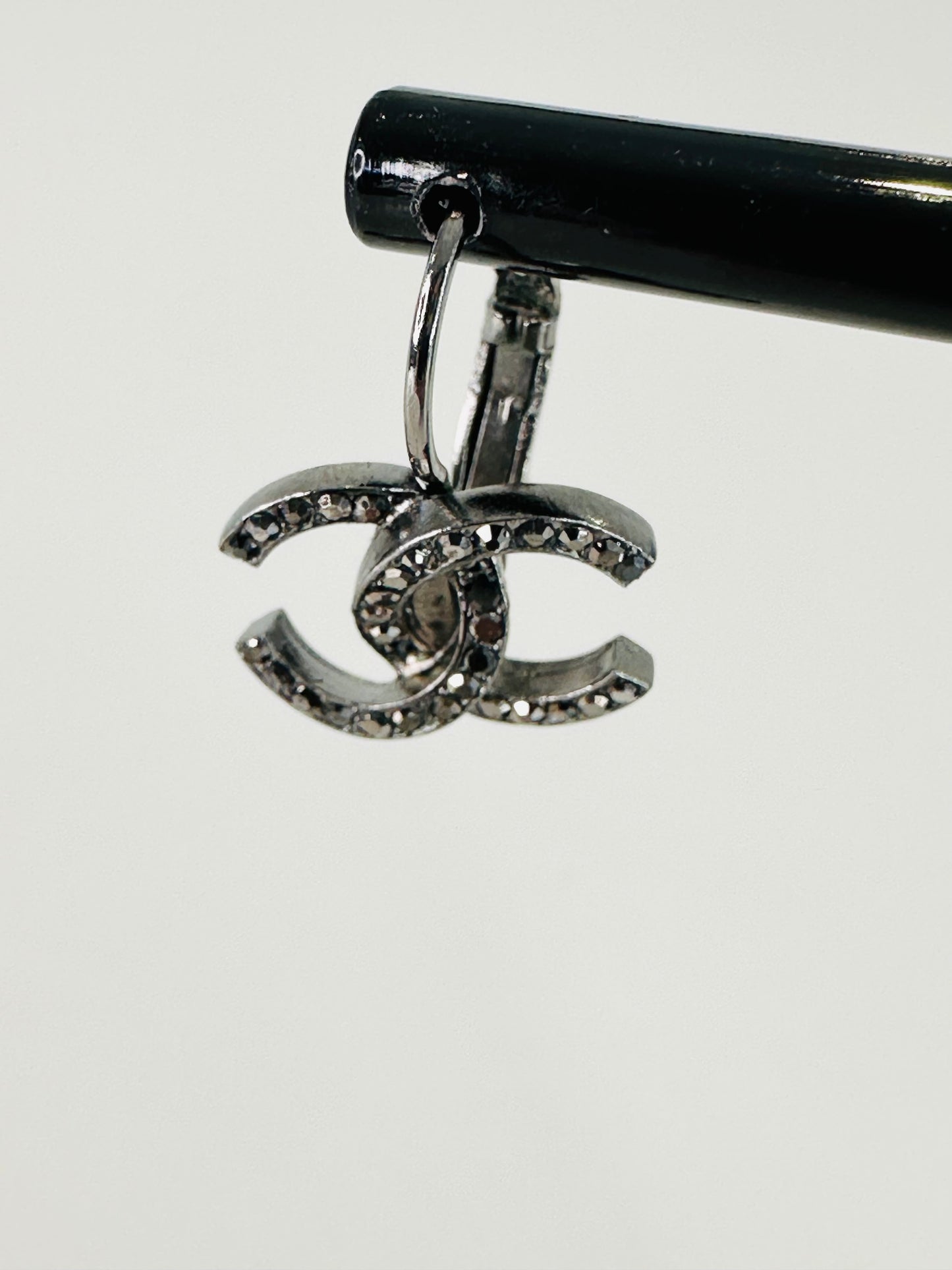 Crystal CC Logo Earrings
