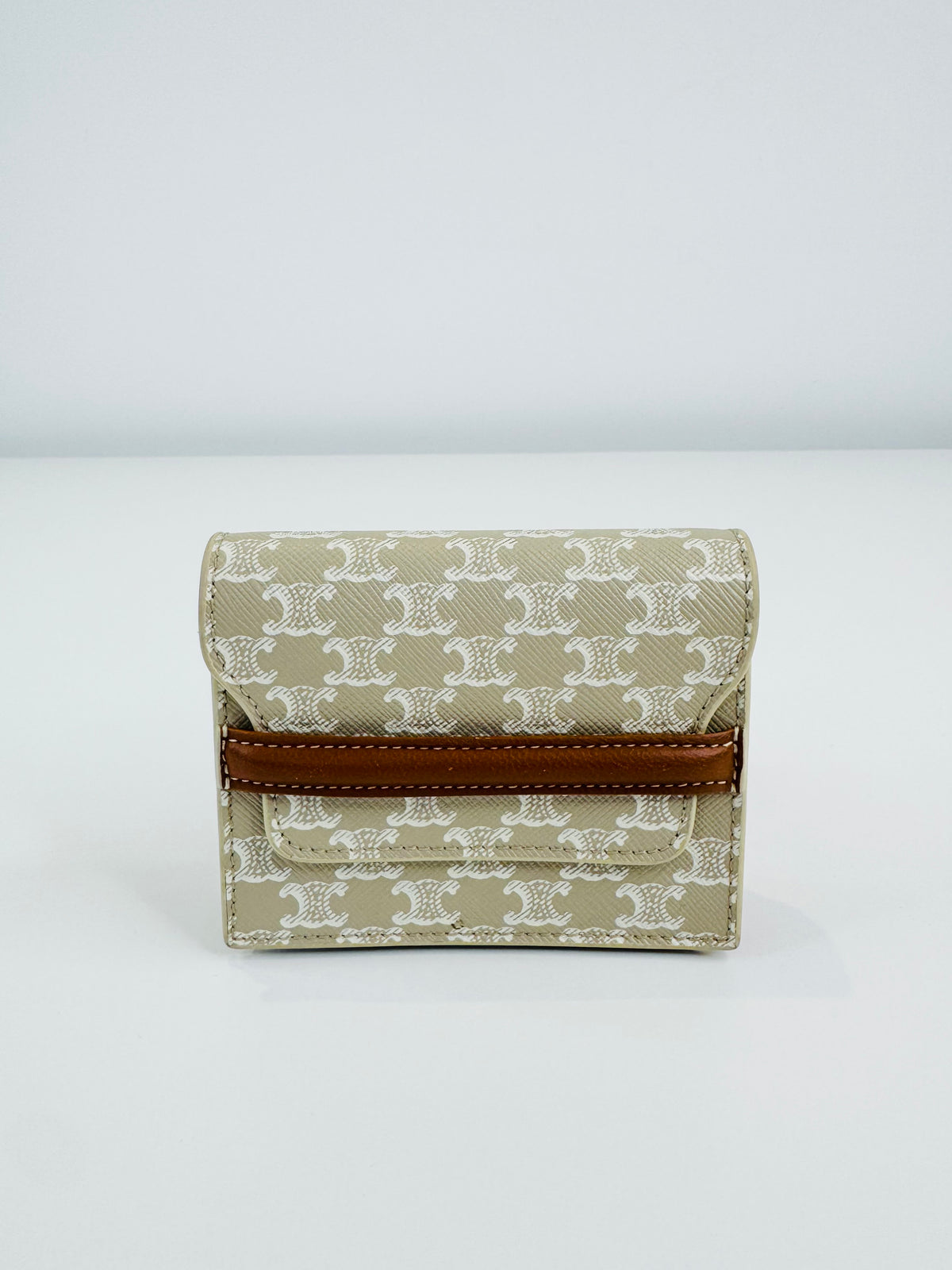 Triomphe Canvas Business Card Holder