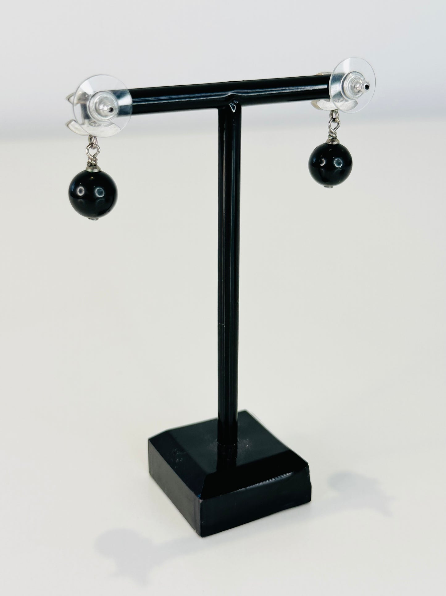 CC Ball Drop Earrings