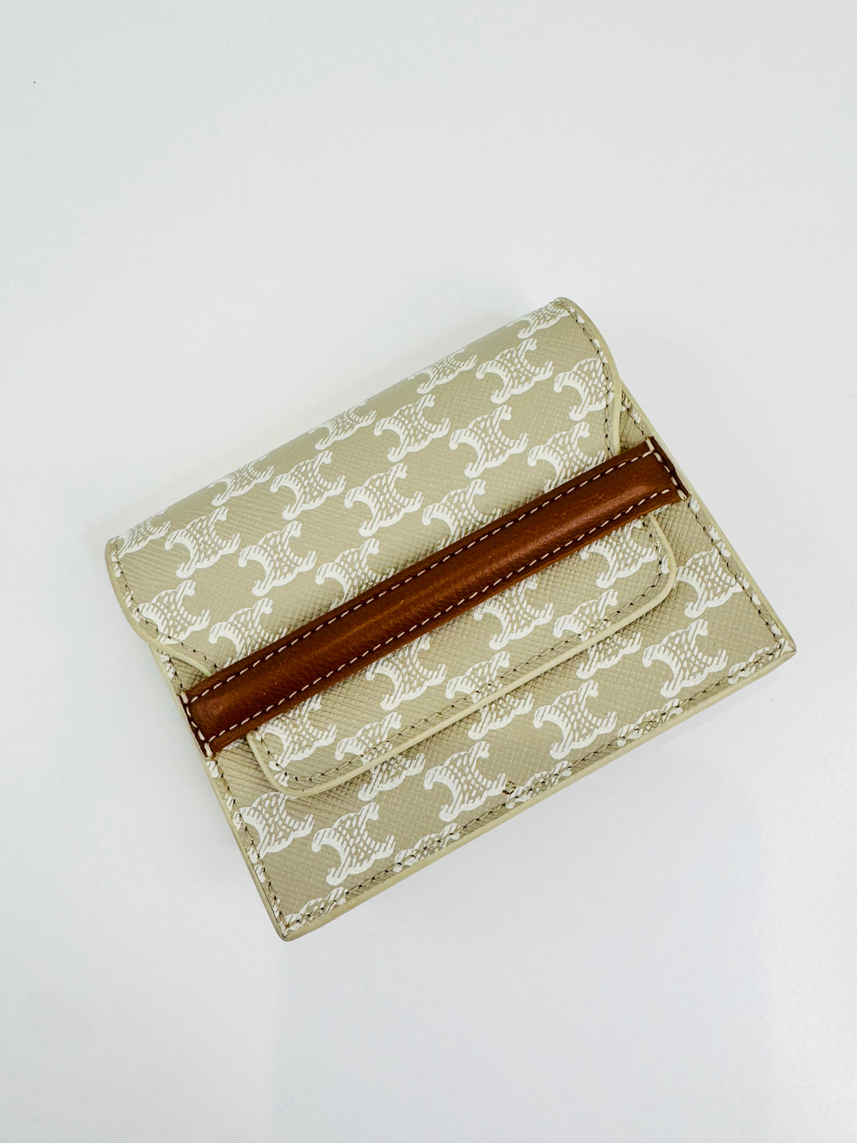 Triomphe Canvas Business Card Holder