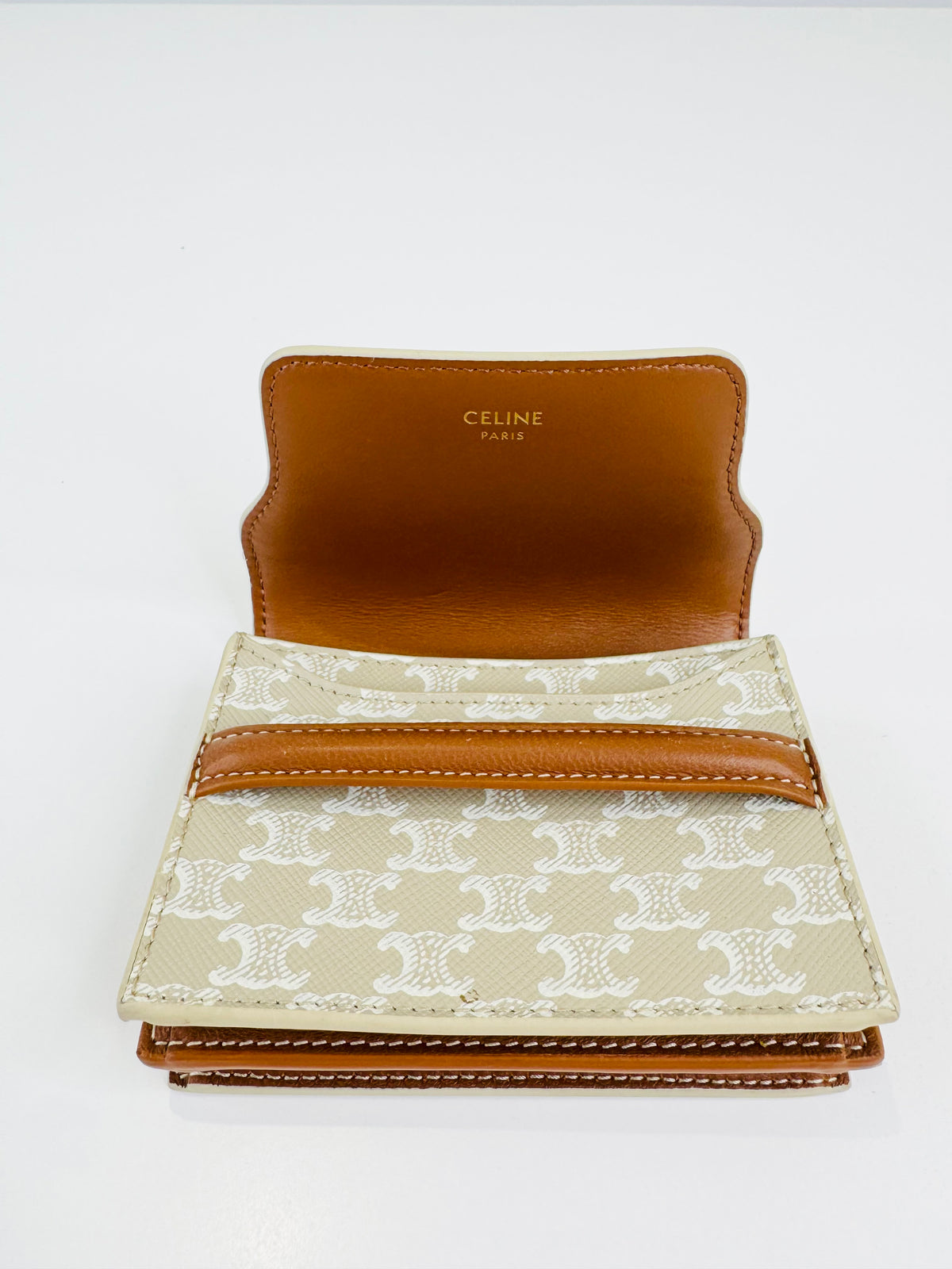 Triomphe Canvas Business Card Holder