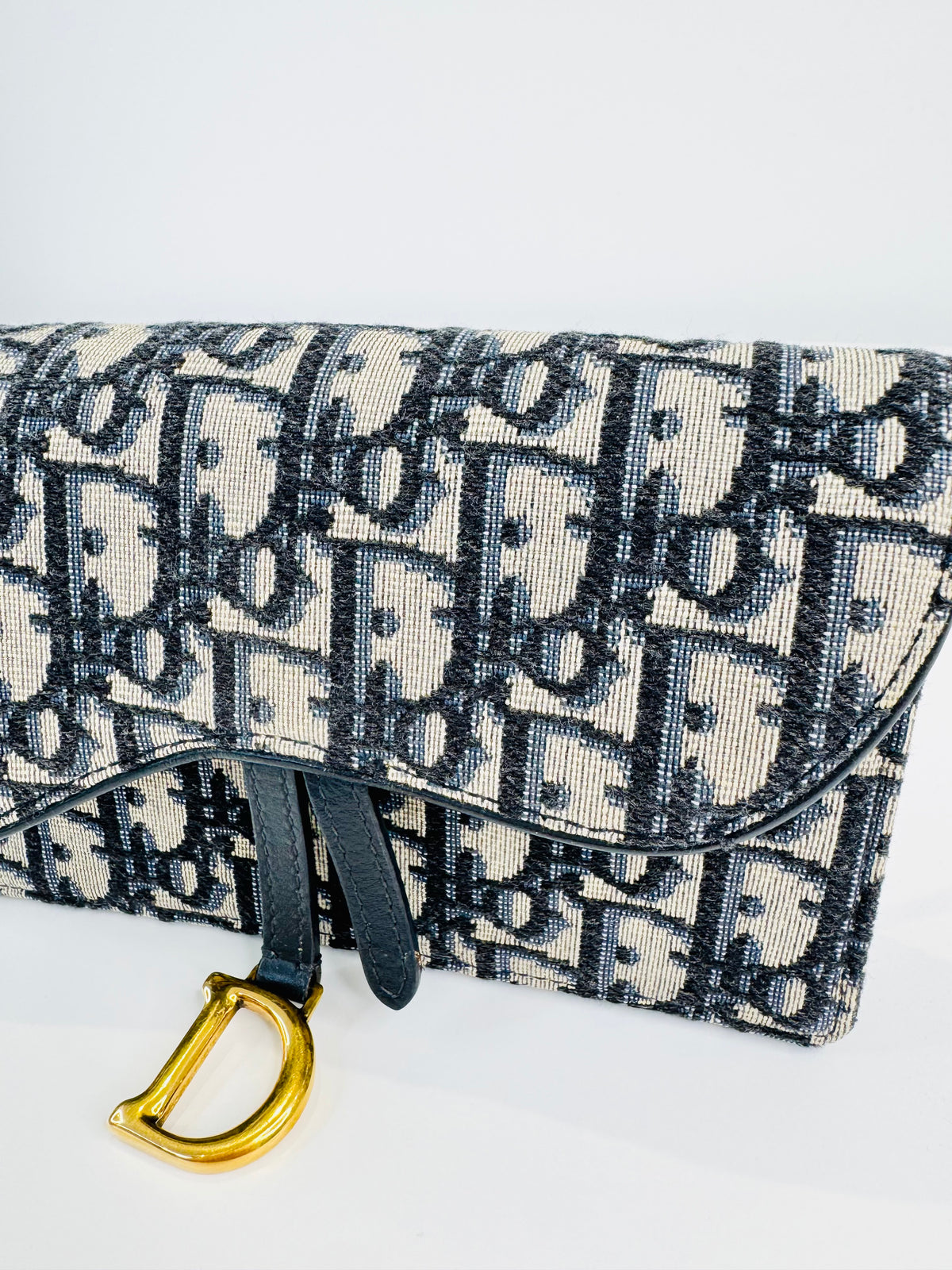 Oblique Canvas Saddle Belt Bag