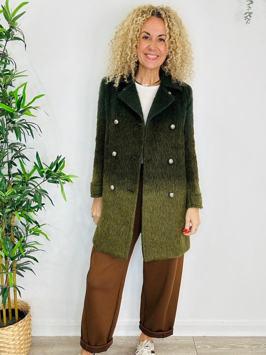 Ombre Alpaca Coat - Size XXS