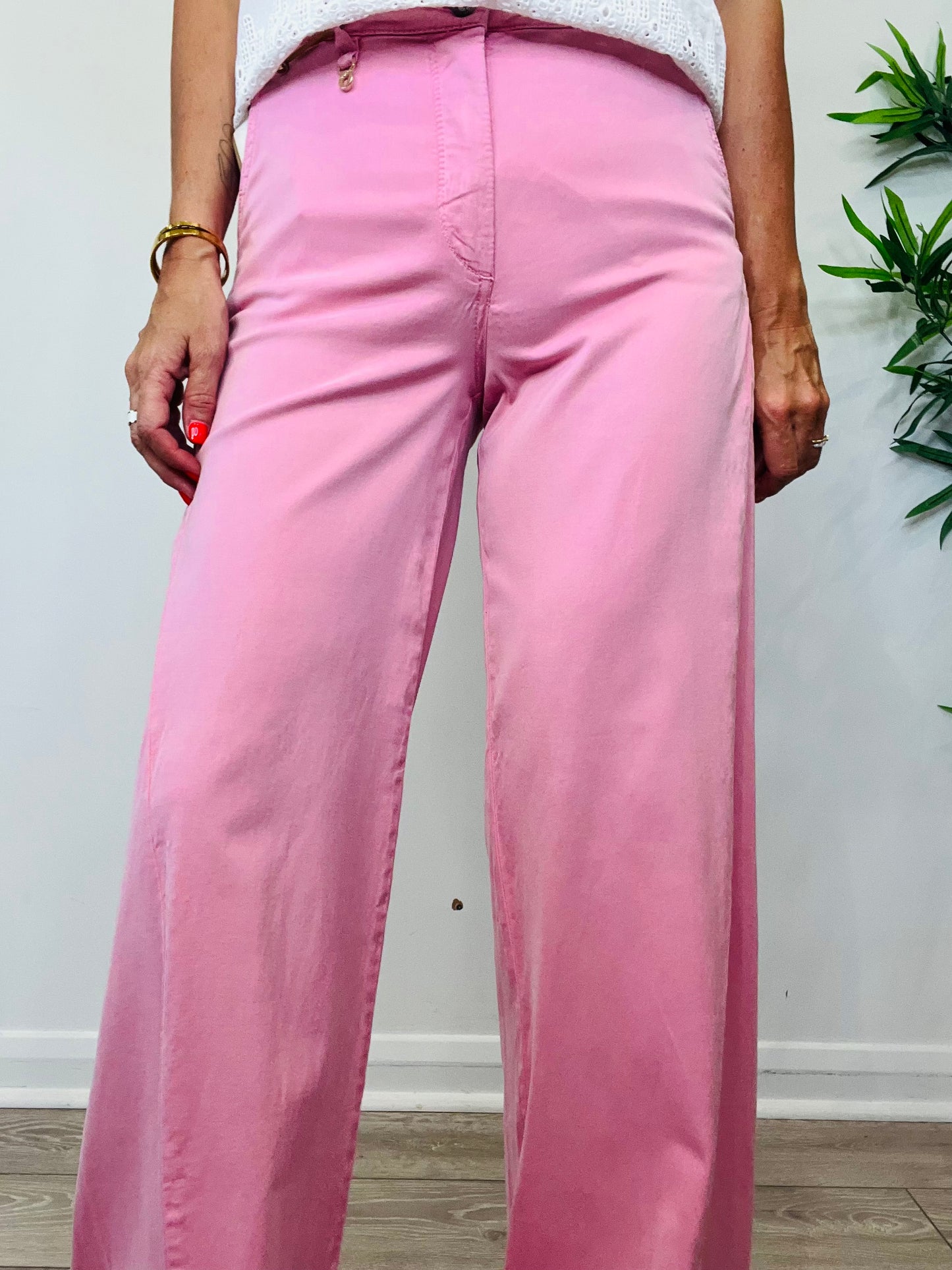 Wide Leg Trousers - Size 25