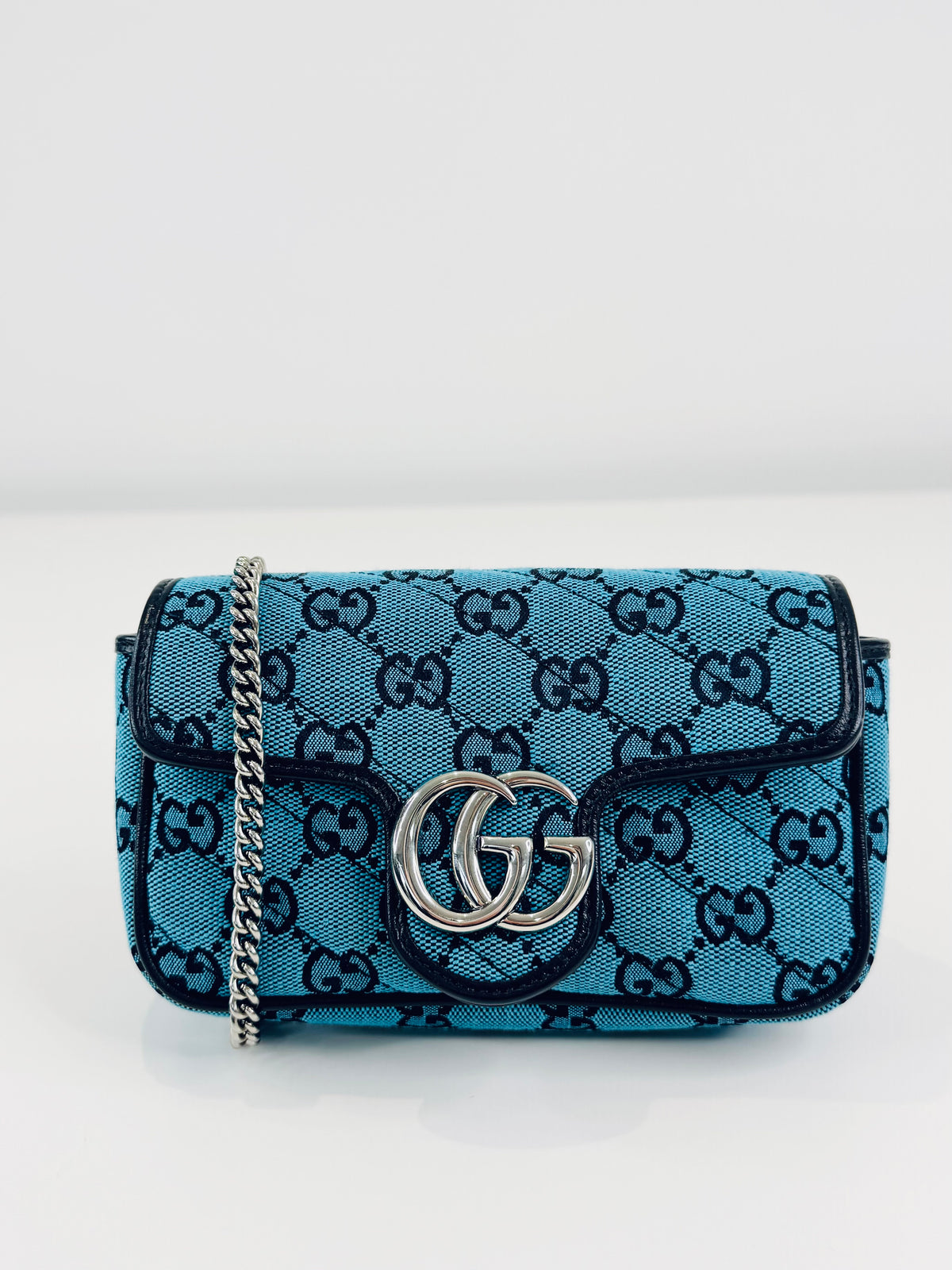 Canvas GG Marmont Super Mini Bag