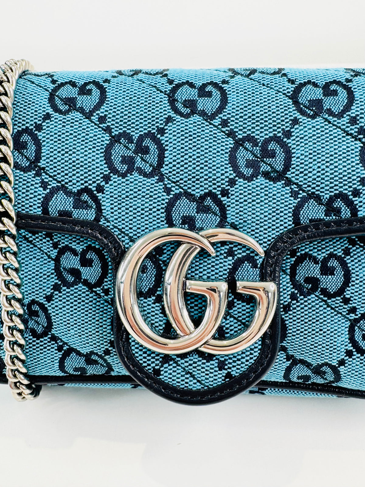 Canvas GG Marmont Super Mini Bag