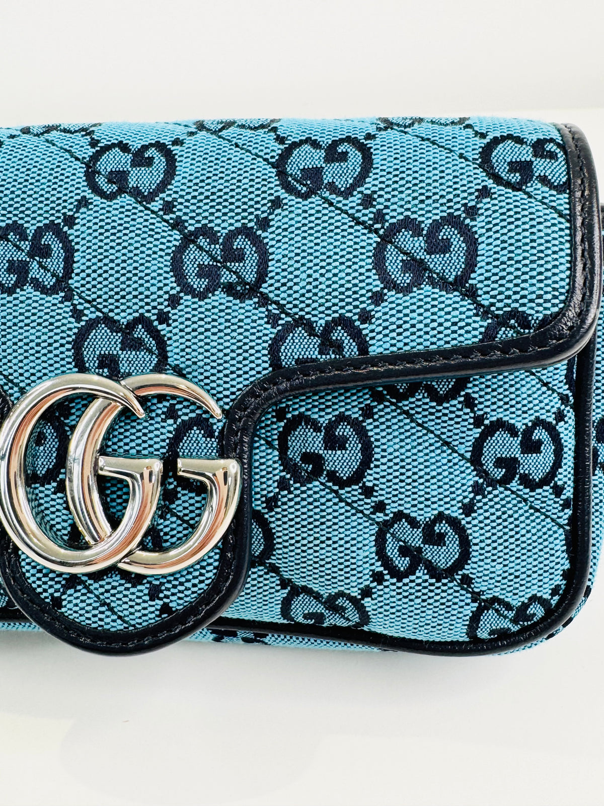 Canvas GG Marmont Super Mini Bag