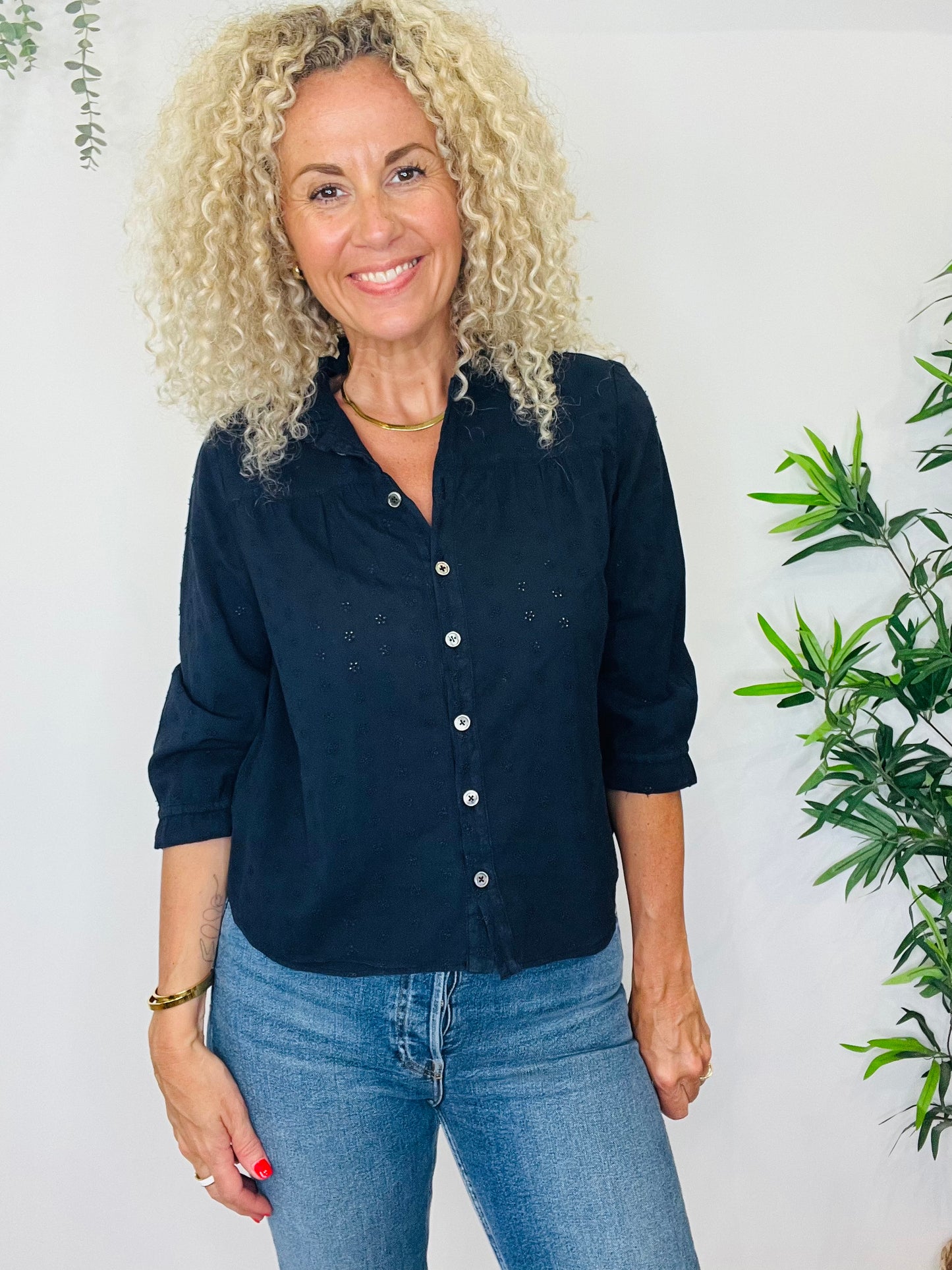 Broderie Blouse - Size 1
