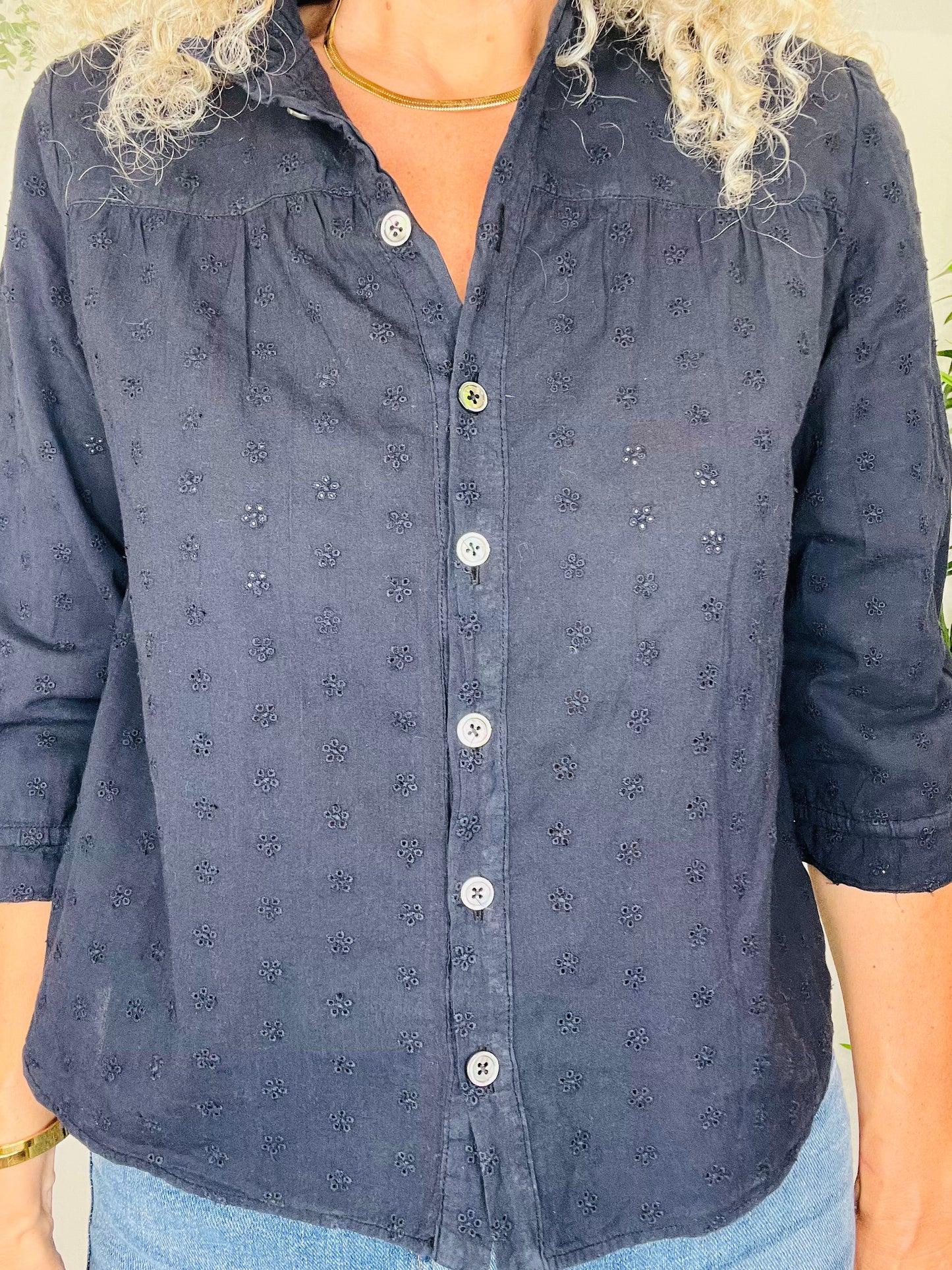 Broderie Blouse - Size 1