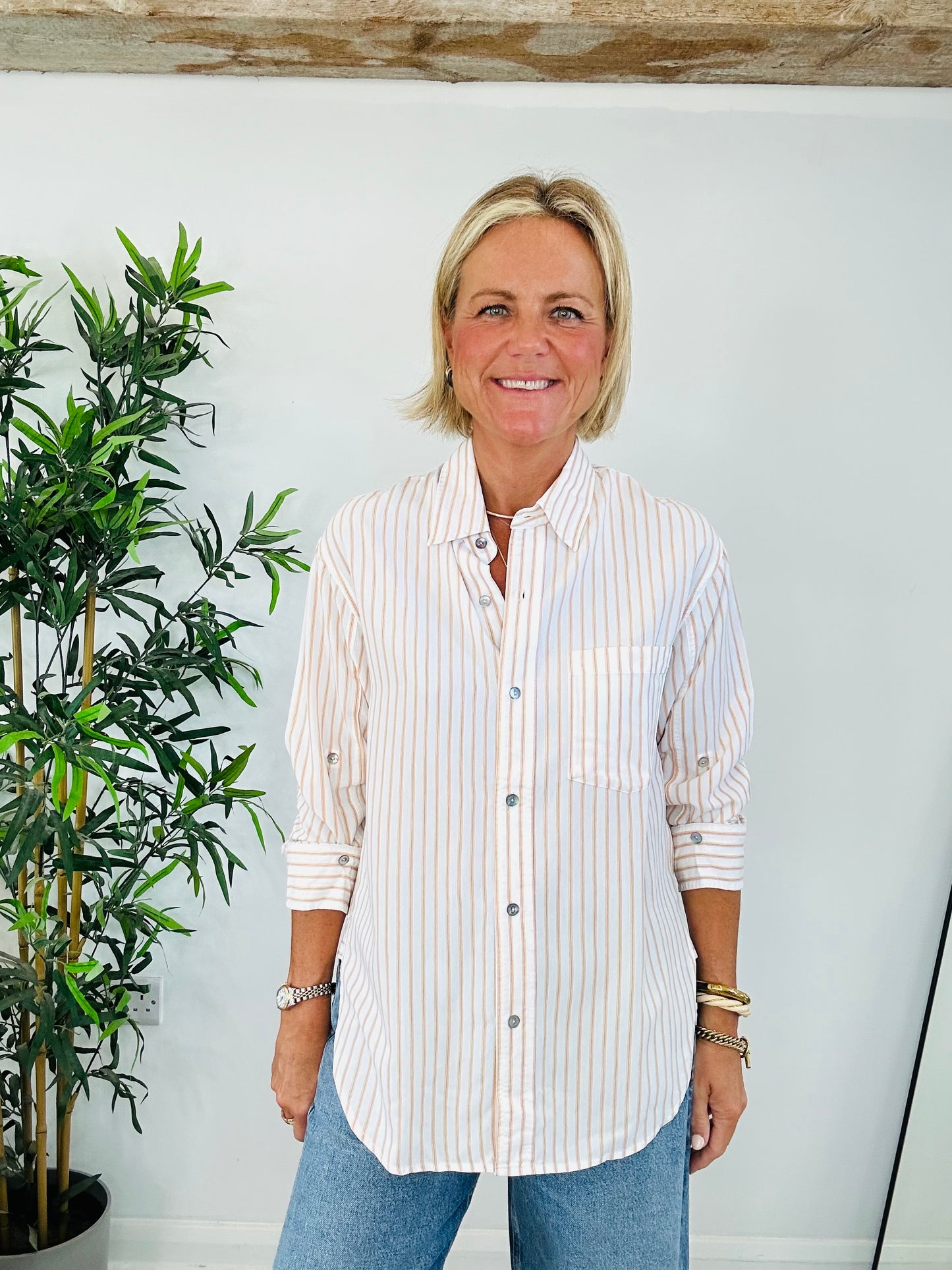 Striped Kayla Shirt - Size XS