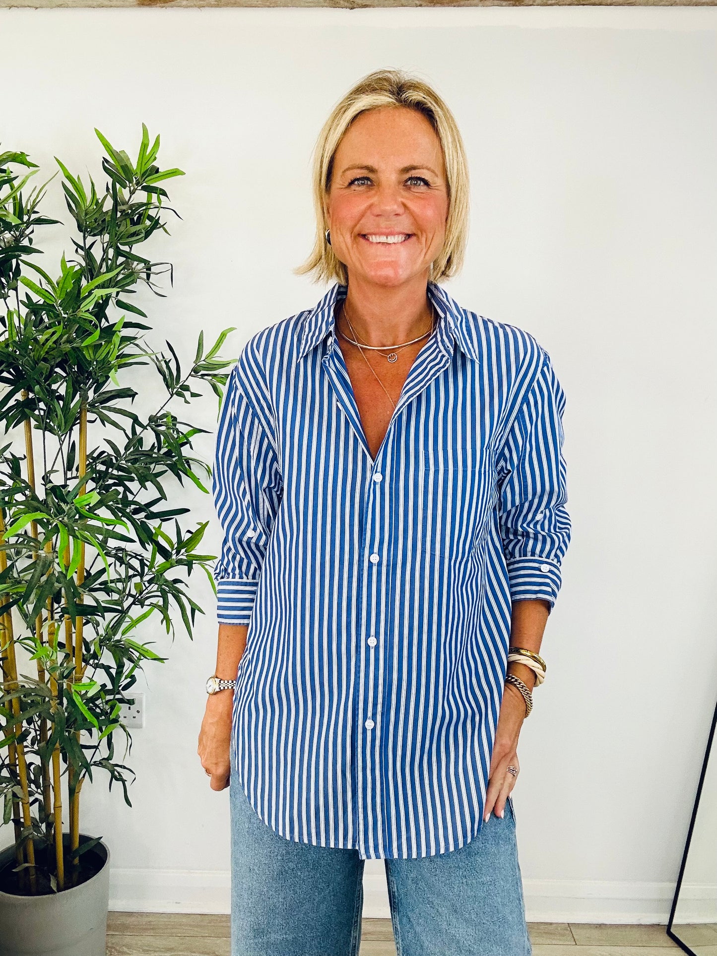 Striped Kayla Shirt - Size XS