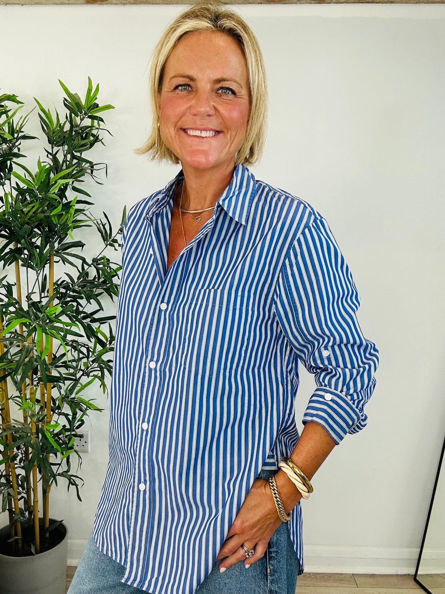Striped Kayla Shirt - Size XS