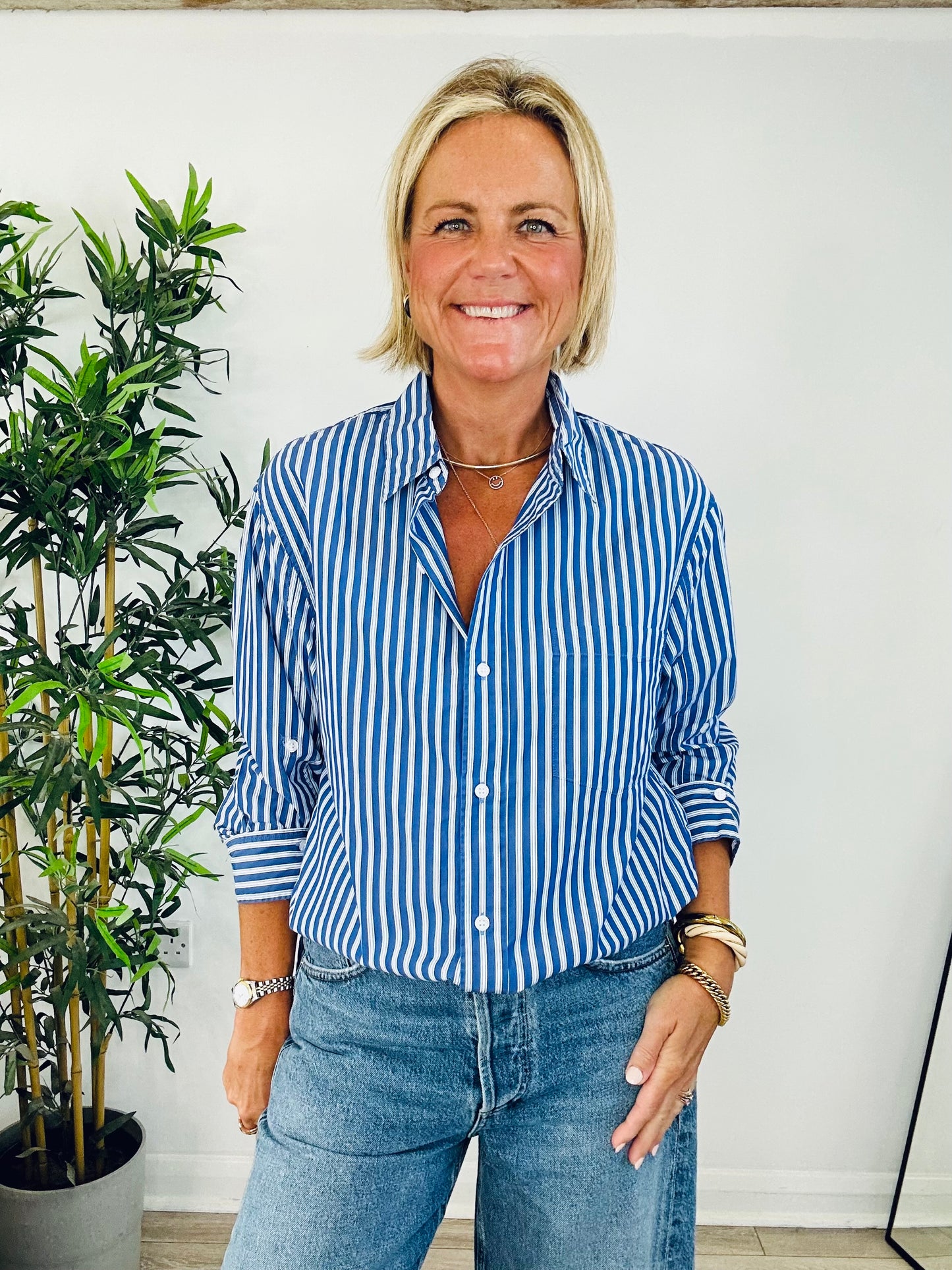 Striped Kayla Shirt - Size XS