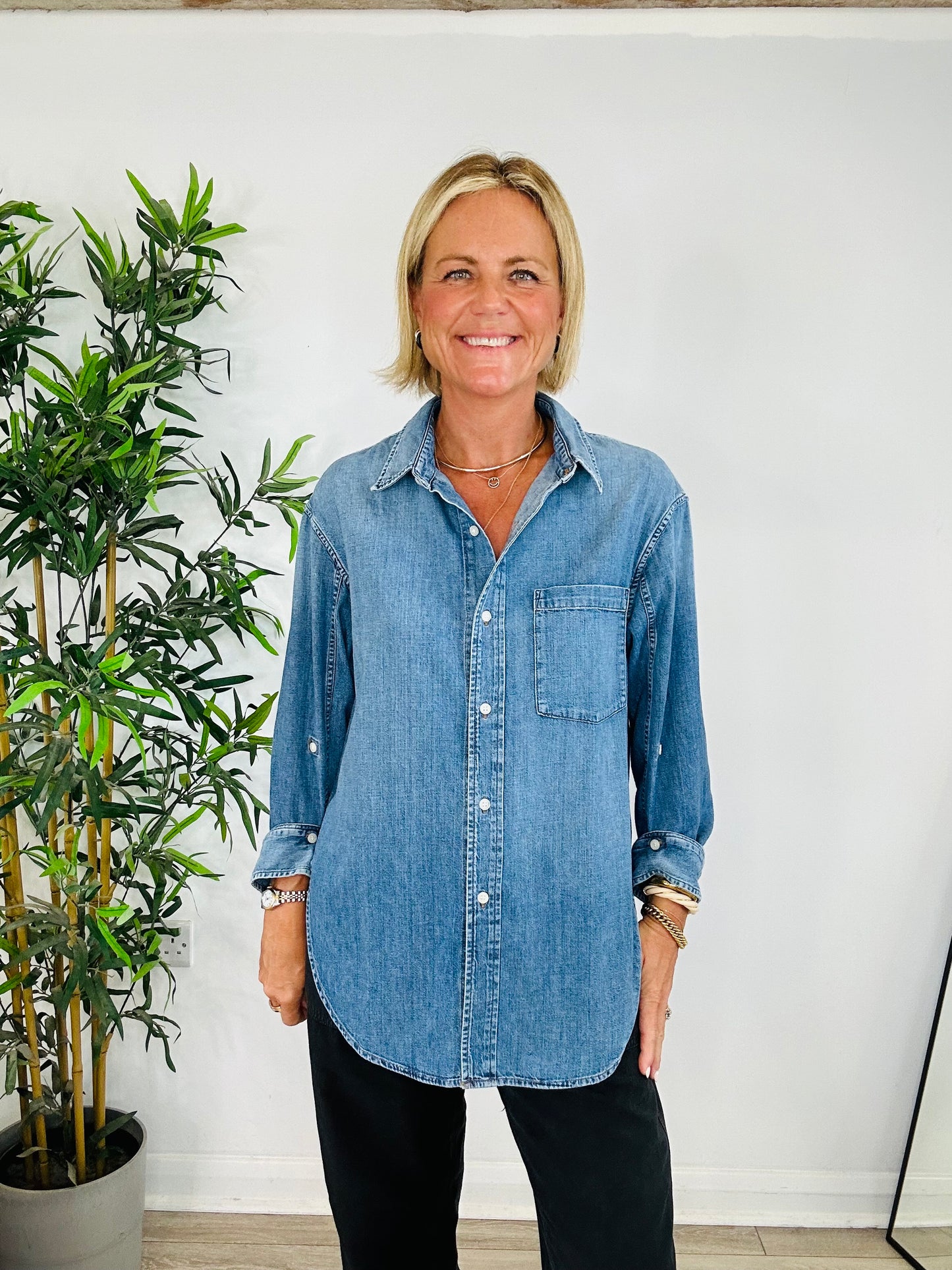 Denim Kayla Shirt - Size S