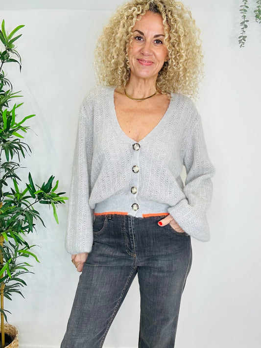 Mohair Cardigan - Size L