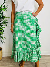 Load image into Gallery viewer, Check Wrap Skirt - Size M
