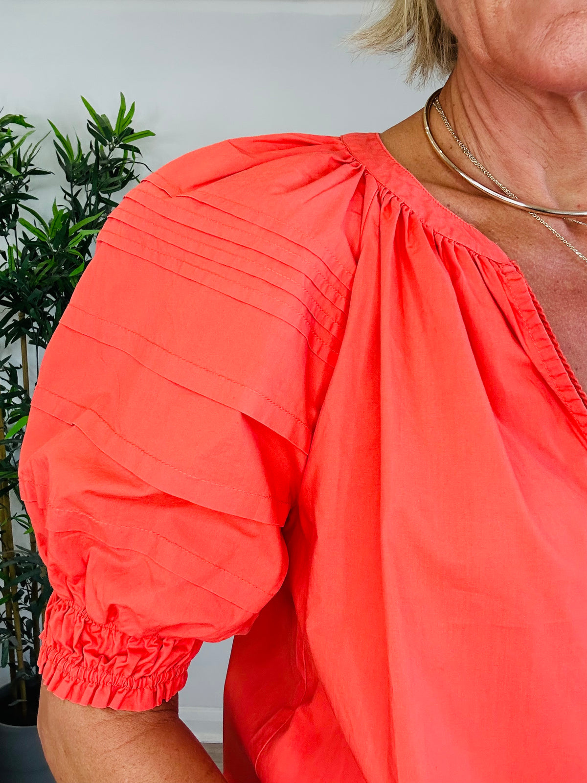 Puff Sleeve Top - Size 0