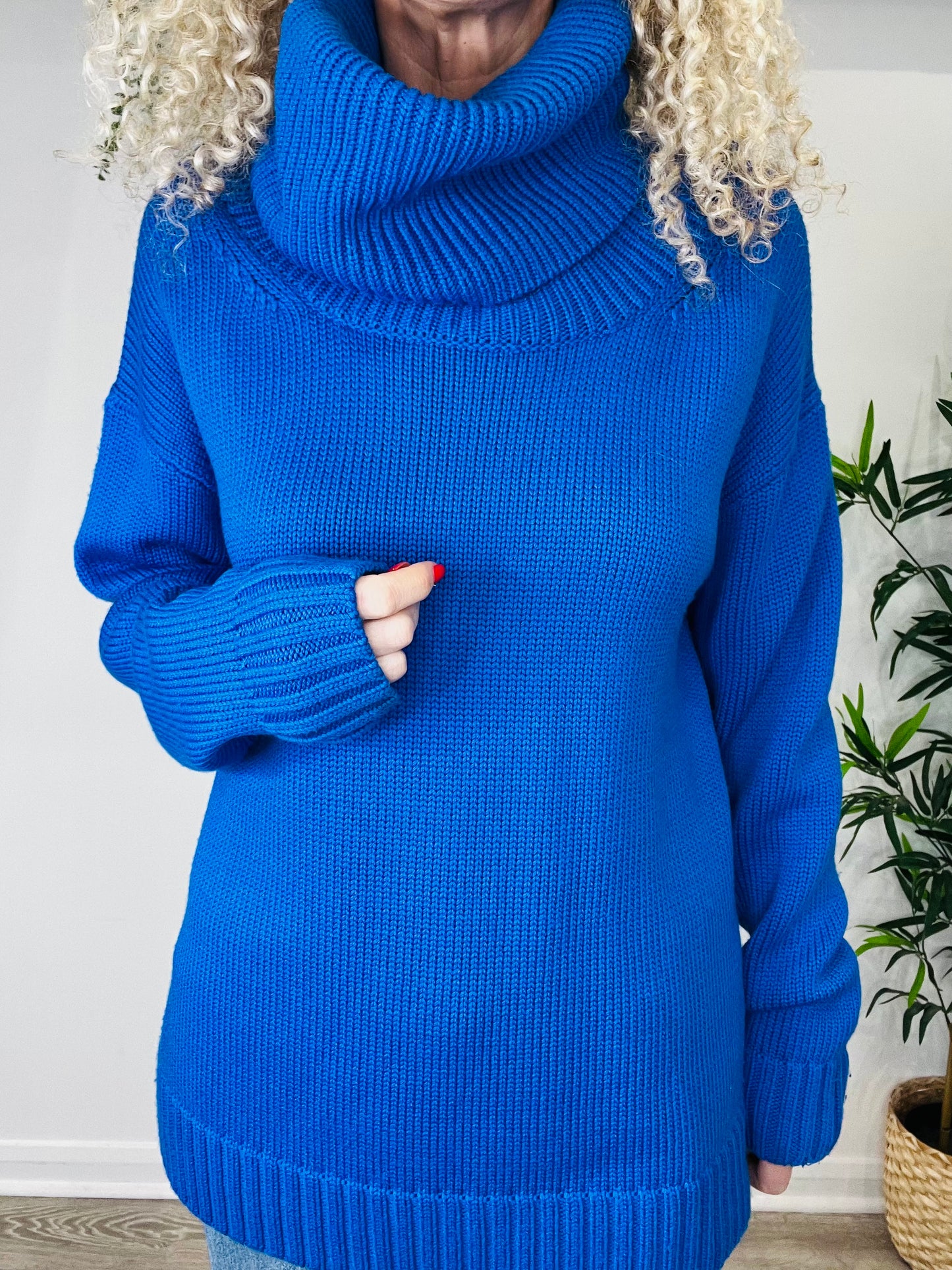 Roll-Neck Jumper - Size M