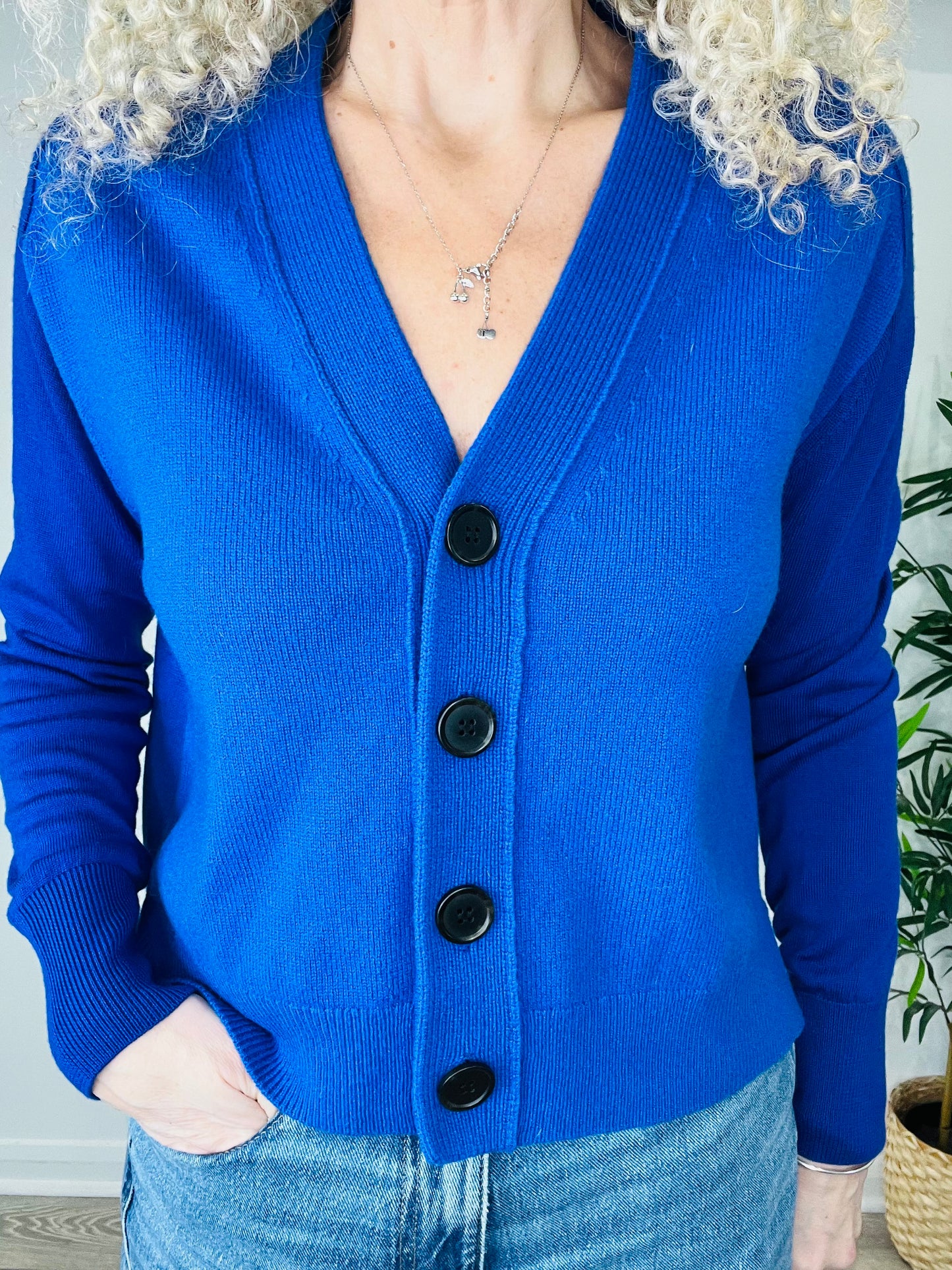 Wool Cardigan - Size S