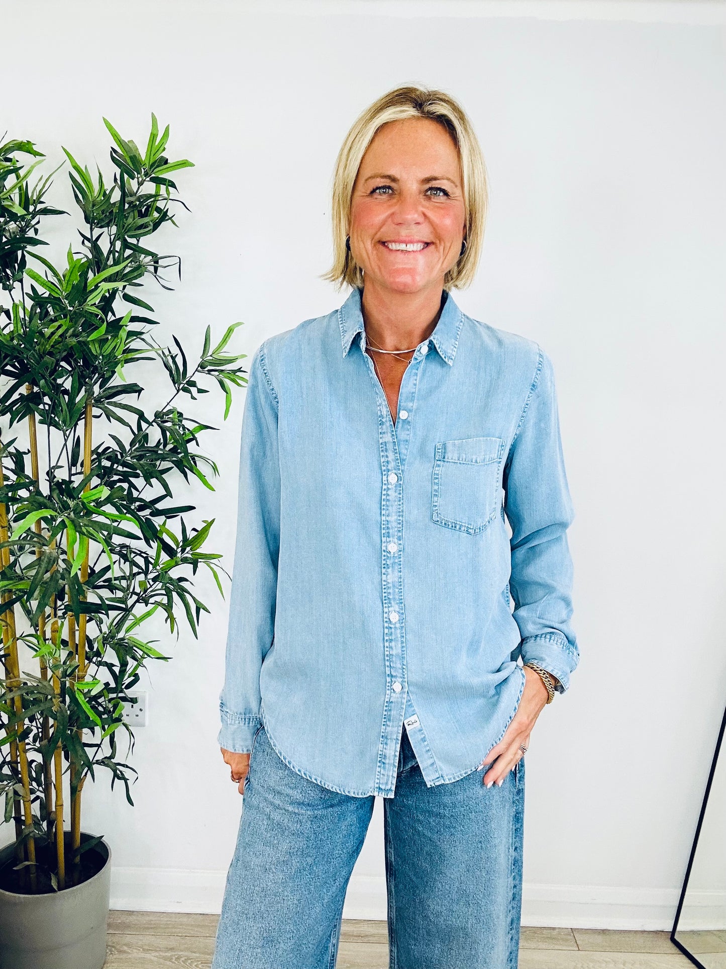 Chambray Shirt - Size S