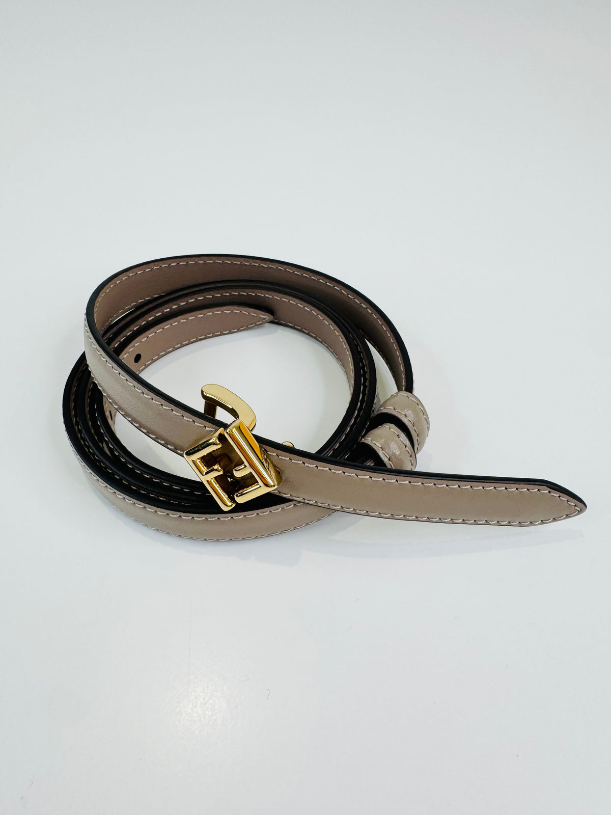 FF Diamonds Leather Belt - 85cm