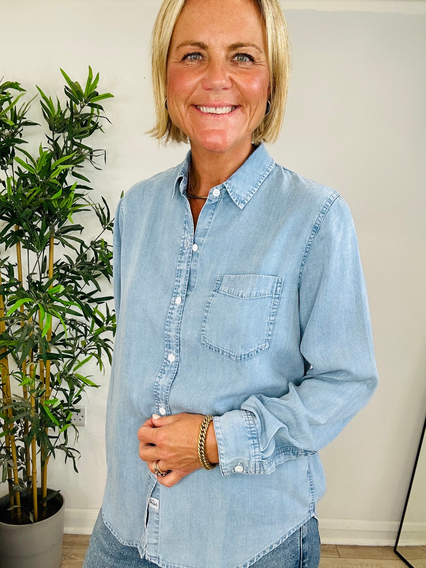 Chambray Shirt - Size S