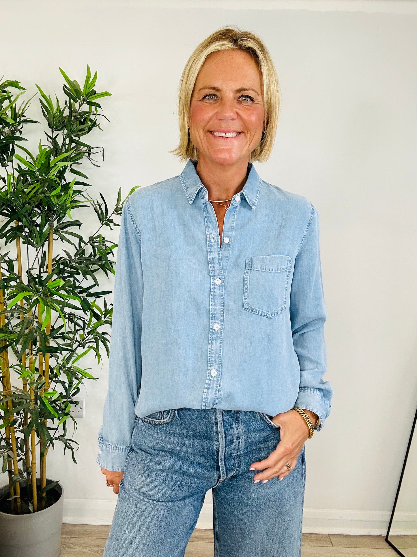 Chambray Shirt - Size S
