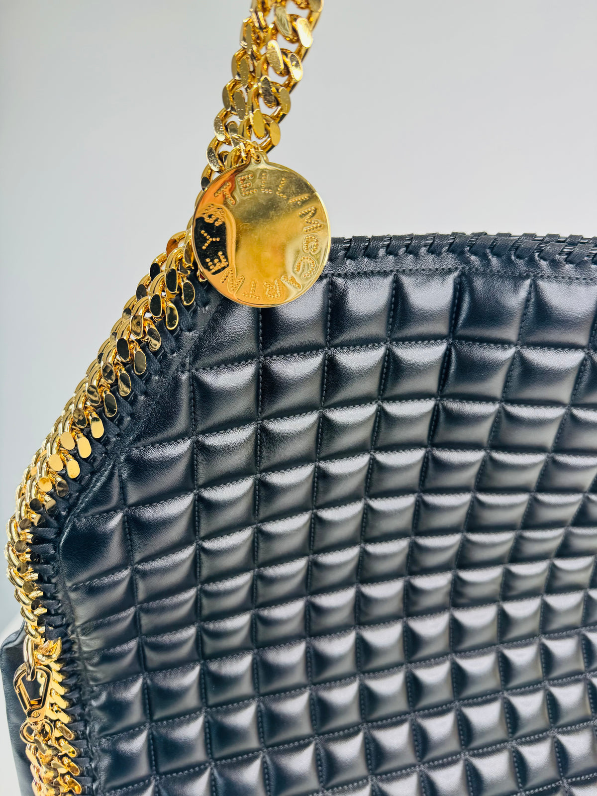 Falabella Quilted Faux Leather Maxi Tote