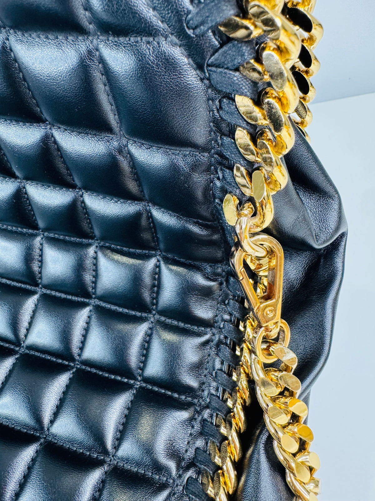 Falabella Quilted Faux Leather Maxi Tote