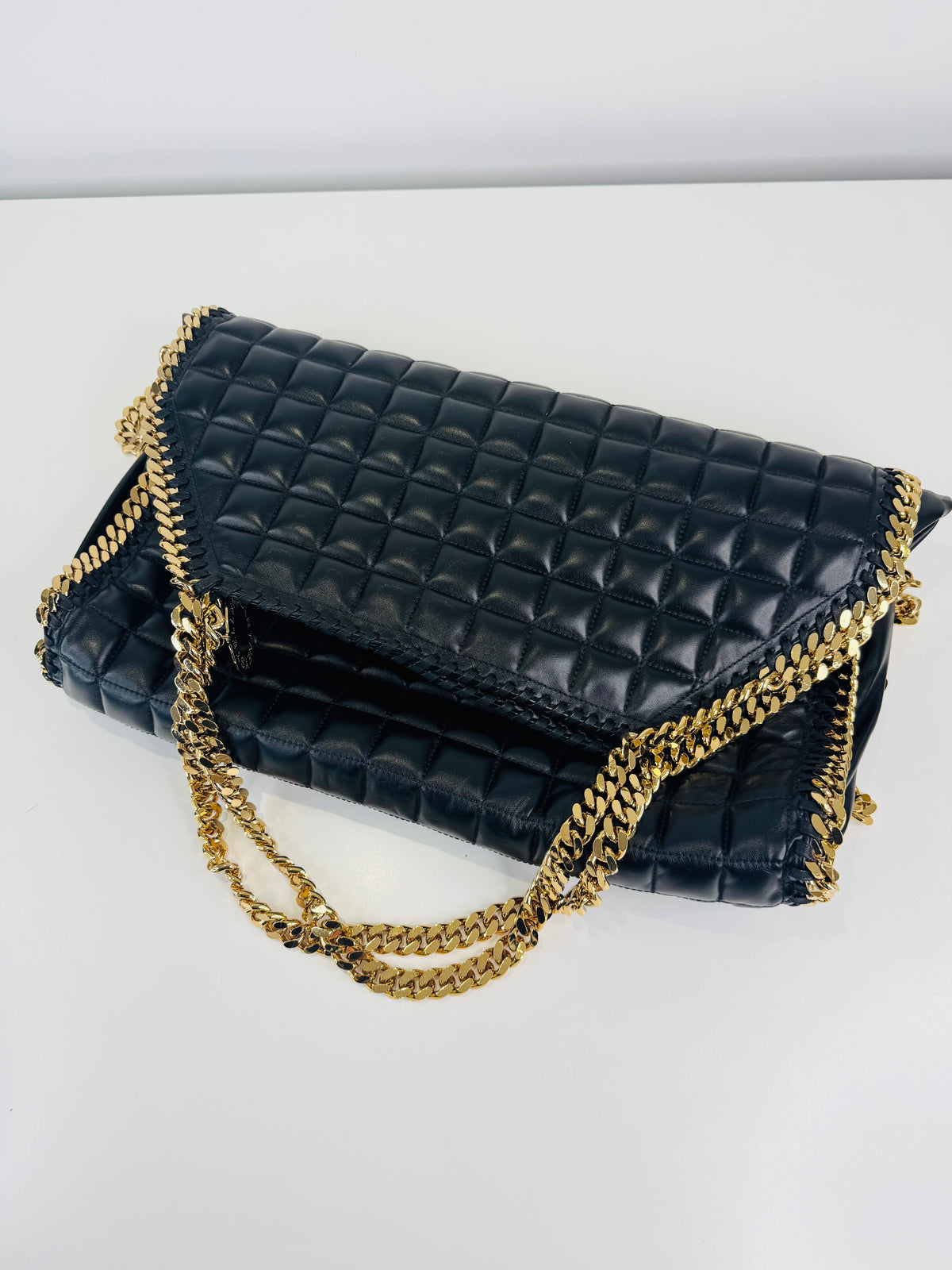 Falabella Quilted Faux Leather Maxi Tote