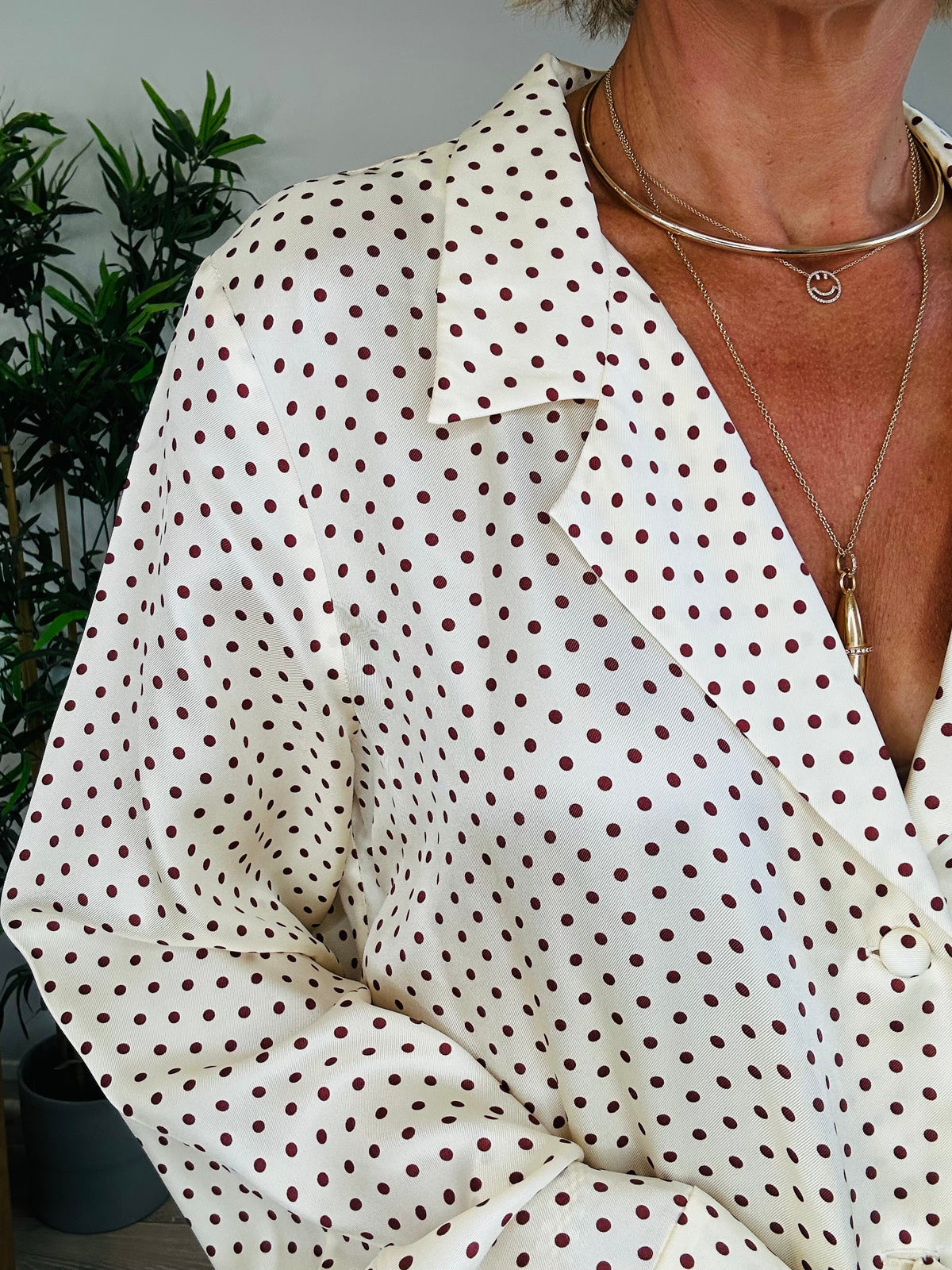 Polka Dot Elene Shirt - Size XL