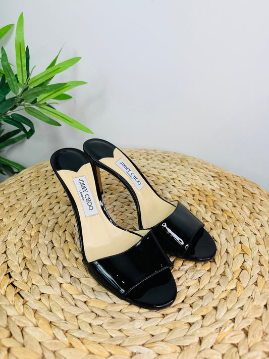 Patent Leather Heels - Size 40